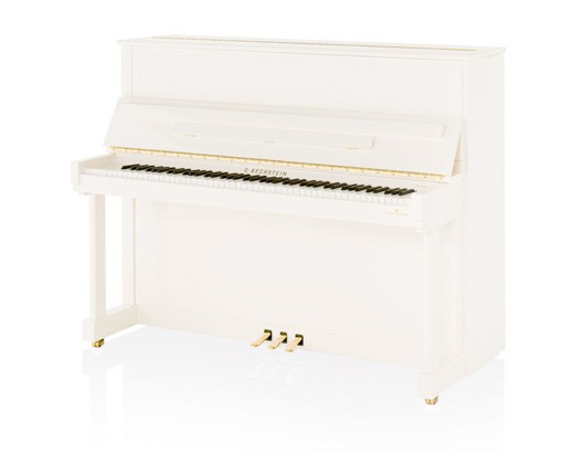 Piano acoustique droit C.BECHSTEIN 124 CLASSIQUE Blanc Brillant