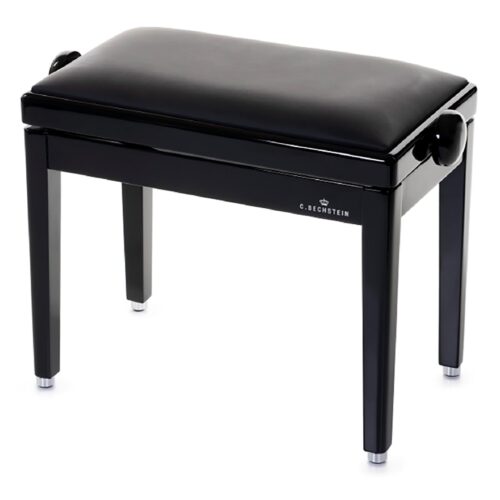 Banquette Bechstein cuir noir