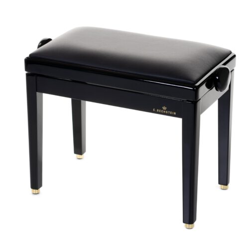 Banquette Bechstein cuir noir