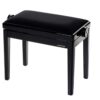 Banquette Hoffmann noir chrome