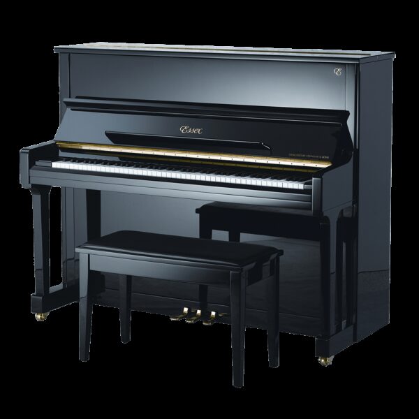 Piano acoustique droit ESSEX EUP-123 Noir Brillant