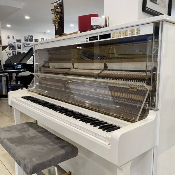 YAMAHA U1 Disklavier | Blanc brillant occasion