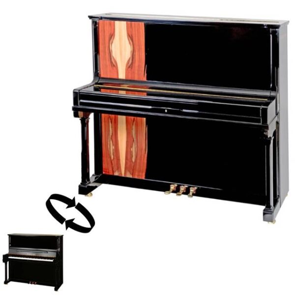 Piano acoustique Steingraeber & Söhne 122 T Vernis Twist&change Piano acoustique droit Steingraeber & Söhne 122 T Vernis Twist&change