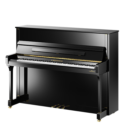 Piano acoustique droit C.BECHSTEIN Contur R4 118 Noir Brillant