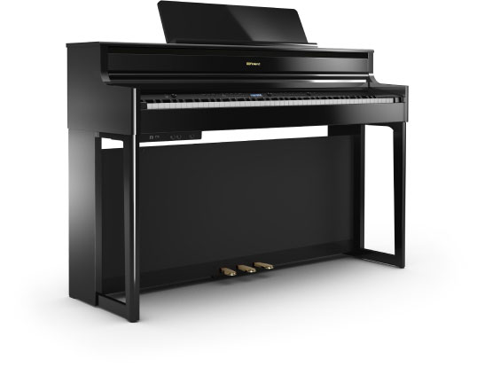 Piano numérique ROLAND HP704 Noir Brillant