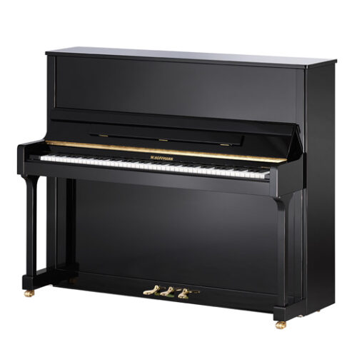 Piano acoustique droit W.HOFFMANN T-128 Noir Brillant Piano acoustique droit W.HOFFMANN T-128 Noir Brillant