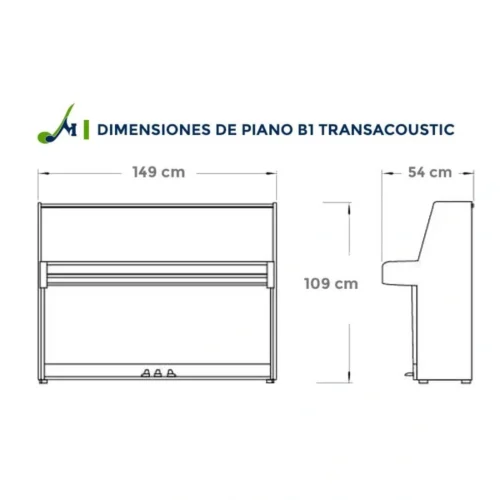 Yamaha série B transacoustic dimension pianos parisot