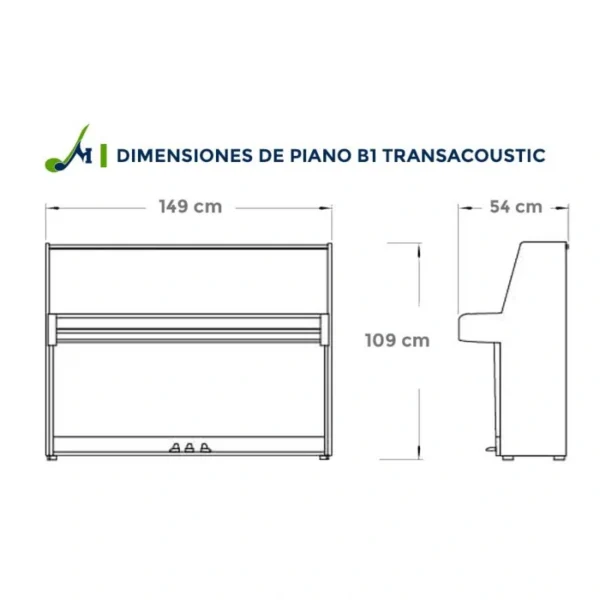 Yamaha série B transacoustic dimension pianos parisot