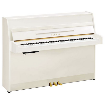Piano acoustique droit YAMAHA B1 blanc Brillant transacoustic et silencieux